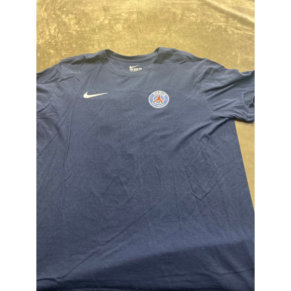 Nike Paris Saint-Germain Neymar Jr 10 T-Shirt Mens XL Navy Blue PSG Soccer‎ Tee